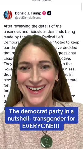 9/23/25 The democrat party in a nutshell- transgender for EVERYONE!!!  #fyp #fy #fypage #fypシ #trump 