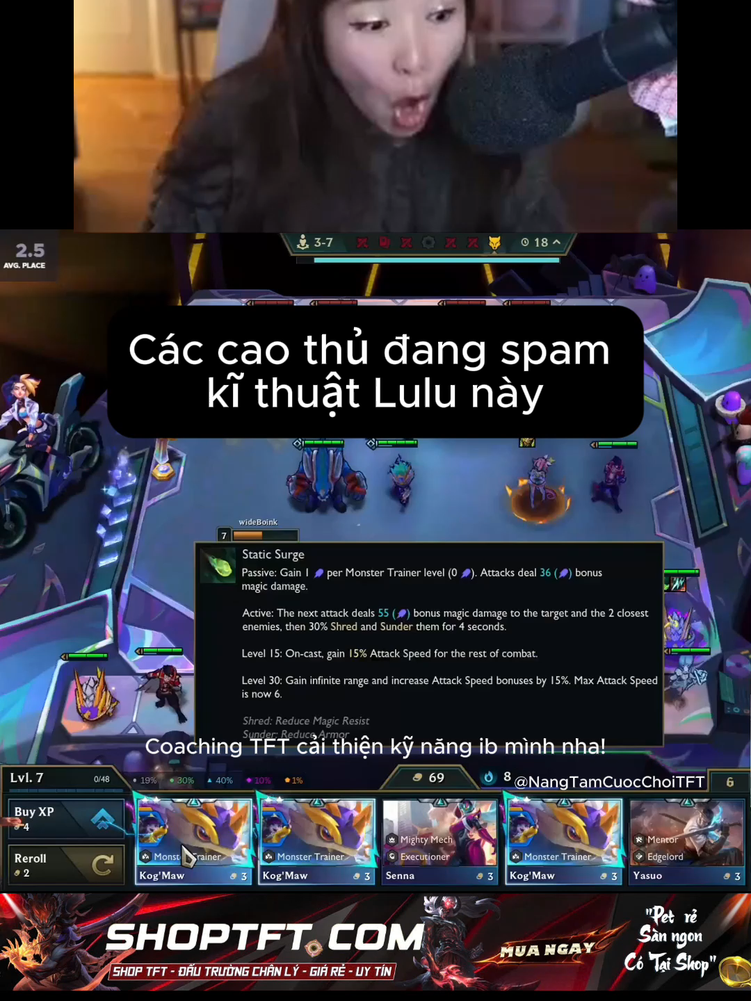 Các cao thủ đang spam kĩ thuật Lulu này #tft #teamfighttatics #tftmobile #dtcl #dautruongchanly