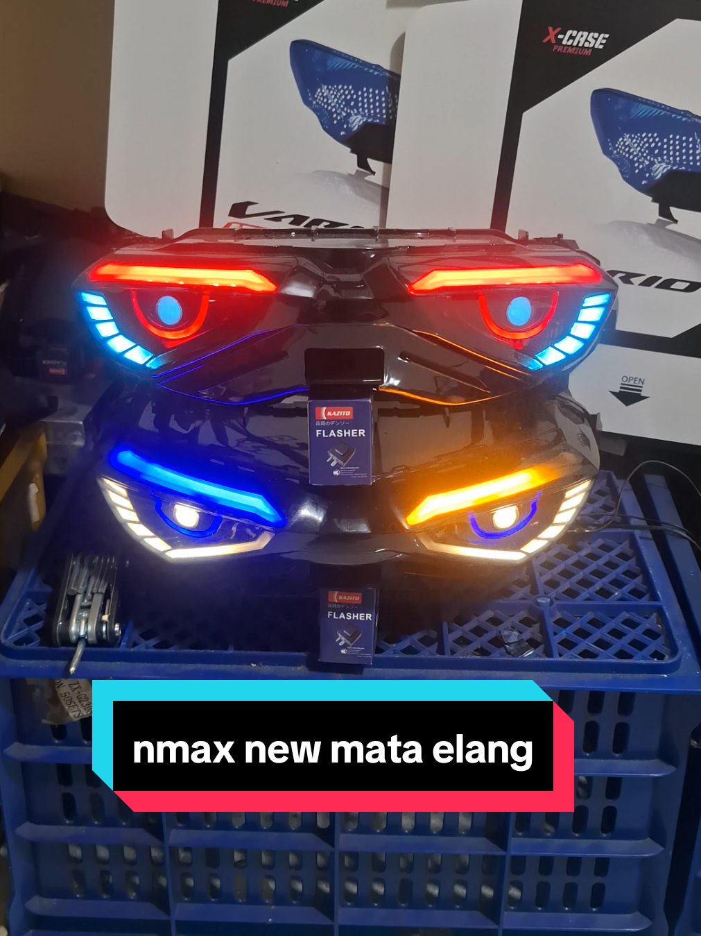 lampu stop nmax new mode mata elang #fypviralシ #nmax #nmaxnew #nmax155 #nmxmodifikasi 