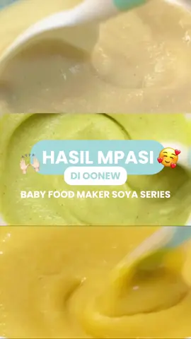 Kalau hasil MPASI nya kaya gini, wajib beli kan OONEW Baby Food Maker Soya Series✨👀  Discount Special Payday sale harganya jadi miring banget apalagi saat live loh😍 jadi jangan sampai ketinggalan yaaa  #OONEW #MPASIYaOONEW #mpasi #fyp 