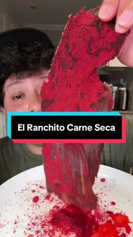 @El Ranchito Jerky just restocked their viral carne seca, so if you see that orange cart run before they sell out again. #snacktok #crunchy #carneseca #beefjerky #elranchito 