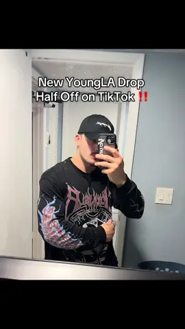 Don’t sleep on YoungLA Restocks they never last 🙌 #youngla #longlsleeve #gymoutfit #pumpcover #gym 