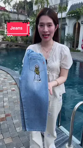 Quần jeans bé trai dáng baggy nhẹ #builehoangyen #quanjeansbetrai 