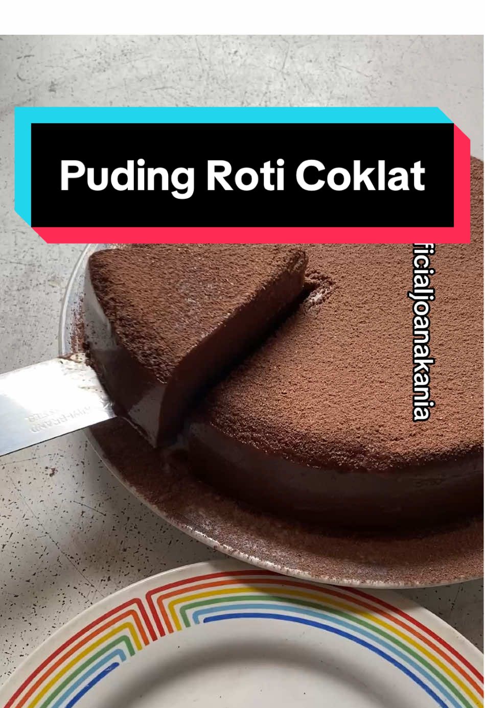Puding Roti Coklat ❤️ #resepjoanakania #reseppudingroti  #foodfestontiktok 