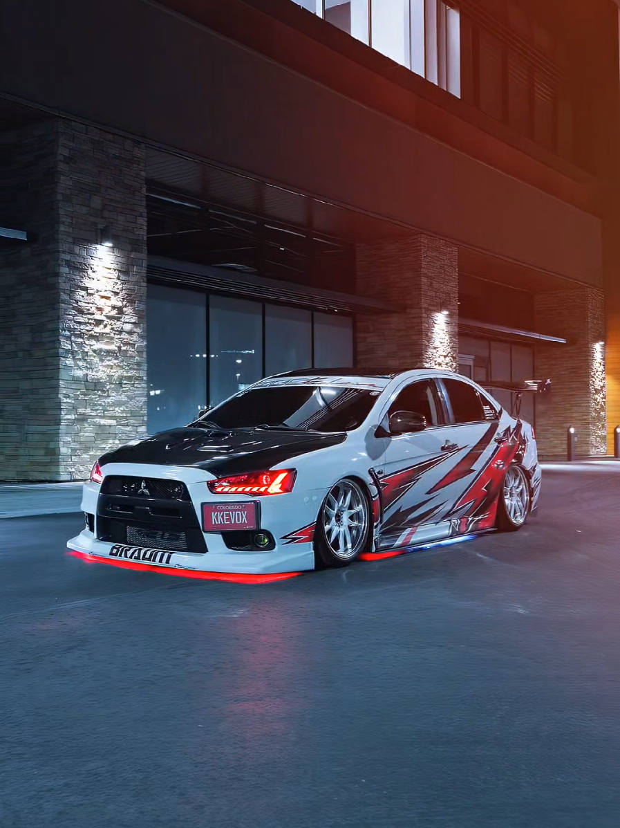 Evo X Nights... #jdmcarsoftiktok #mitsubishi #jdm  #evolution  #CapCut  @dvstn__  @kkevox 