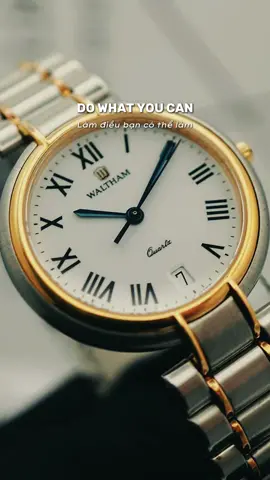 🕰️ WALTHAM QUARTZ – THANH LỊCH BẤT HỦ Trải qua hơn 170 năm, Waltham Watch Company (1850, Mỹ) luôn gắn liền với những cột mốc huyền thoại: từ đồng hồ bỏ túi chính xác trong chiến tranh thế giới, cho tới những cỗ máy chinh phục không gian cùng NASA. Chiếc Waltham Quartz size 31mm mang đến sự giao thoa tinh tế giữa di sản và tiện dụng: 	•	Mặt số trắng tối giản, La Mã cổ điển. 	•	Bộ kim xanh nung sang trọng, nổi bật trên nền dial. 	•	Niềng mạ vàng điểm xuyết, kết hợp dây thép demi vàng – bạc thanh lịch. 	•	Máy quartz Nhật, vận hành ổn định, tiết kiệm pin. 	•	Tích hợp lịch ngày gọn gàng ở góc 6h. ⸻ THÔNG SỐ KỸ THUẬT 	•	Thương hiệu: Waltham (USA, 1850) 	•	Bộ máy: Quartz Japan – 7 jewels 	•	Đường kính: 31mm 	•	Chất liệu: Thép không gỉ + demi vàng 	•	Tính năng: Giờ – phút – giây, lịch ngày 	•	Tình trạng: Còn rất đẹp, vận hành chuẩn xác ⸻ HẬU MÃI 	•	Bảo hành 12 tháng tại Đồng Hồ Thành Tâm 	•	Miễn phí 1 lần đánh bóng vỏ + kính 	•	Miễn phí thay pin lần đầu ⸻ ⏳ Waltham Quartz 31mm – sự lựa chọn dành cho những ai trân trọng vẻ đẹp giản dị, tinh tế nhưng vẫn muốn mang trên tay một phần lịch sử đồng hồ thế giới. 📍 Đồng Hồ Thành Tâm – 720 Nguyễn Đình Chiểu, P1, Q3 📞 098 4358008 #Waltham #Quartz #ThanhTam #DongHoVintage #SwissHeritage