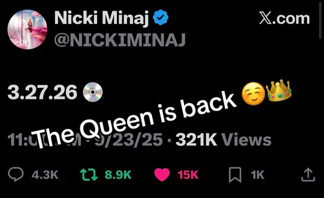 I’m so freaking happy!!!!! #nickiminaj #barbz4life 