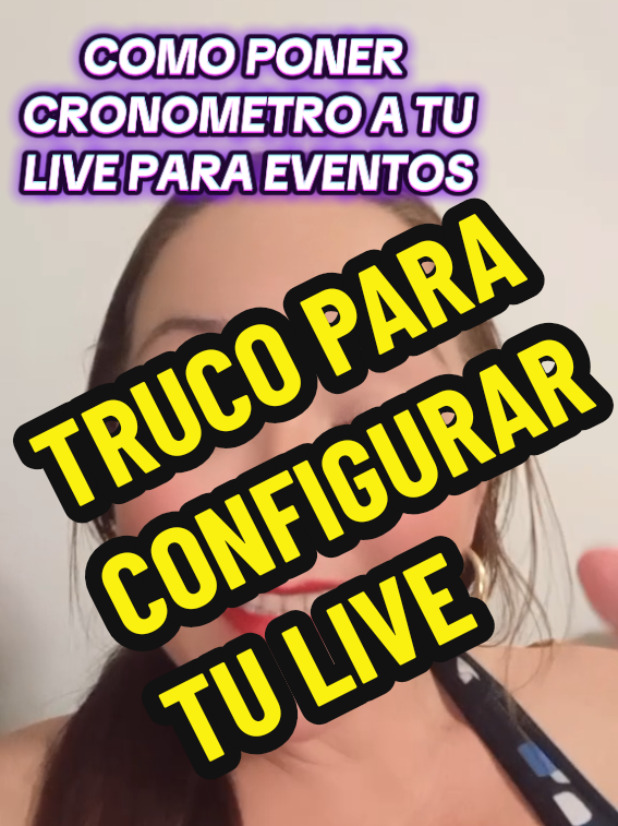 configuración del live  #configuracionlive #cronometrolive  #tipsdetiktok #AprendeConTikTok #creadoresdecontenido 