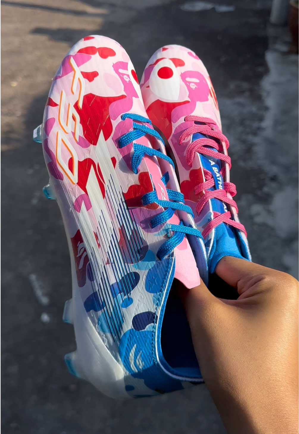 F50 Bape ni boss😎 ReadyStok #kasutbolamurah #masukberanda #empireboot #kasutbolakluang 