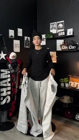 Quần nỉ ống rộng #outfit #xuhuong #quanniongrong #quanongrong 
