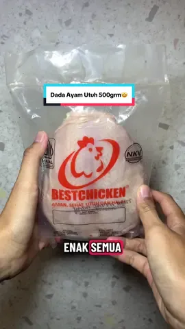 Dada Utuh 500grm dari best chicken cocok banget buat kamu pencinta dada ayam🥳 #foodprep #belanjaonline #fyp #trending #frozenfood 