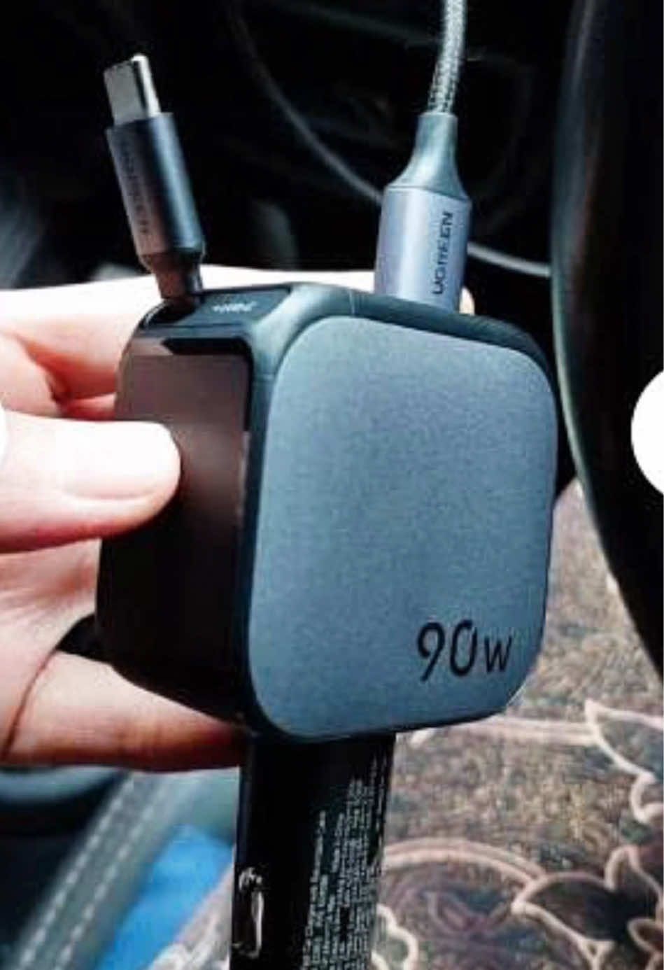 Đánh giá bộ tẩu sạc cắm ô tô xe hơi 60W Ugreen | Cáp USB-C dài 70cm tích hợp | Đa chế độ bảo vệ an toàn #minhshop #tausacoto #tausacxehoi #ugreen 