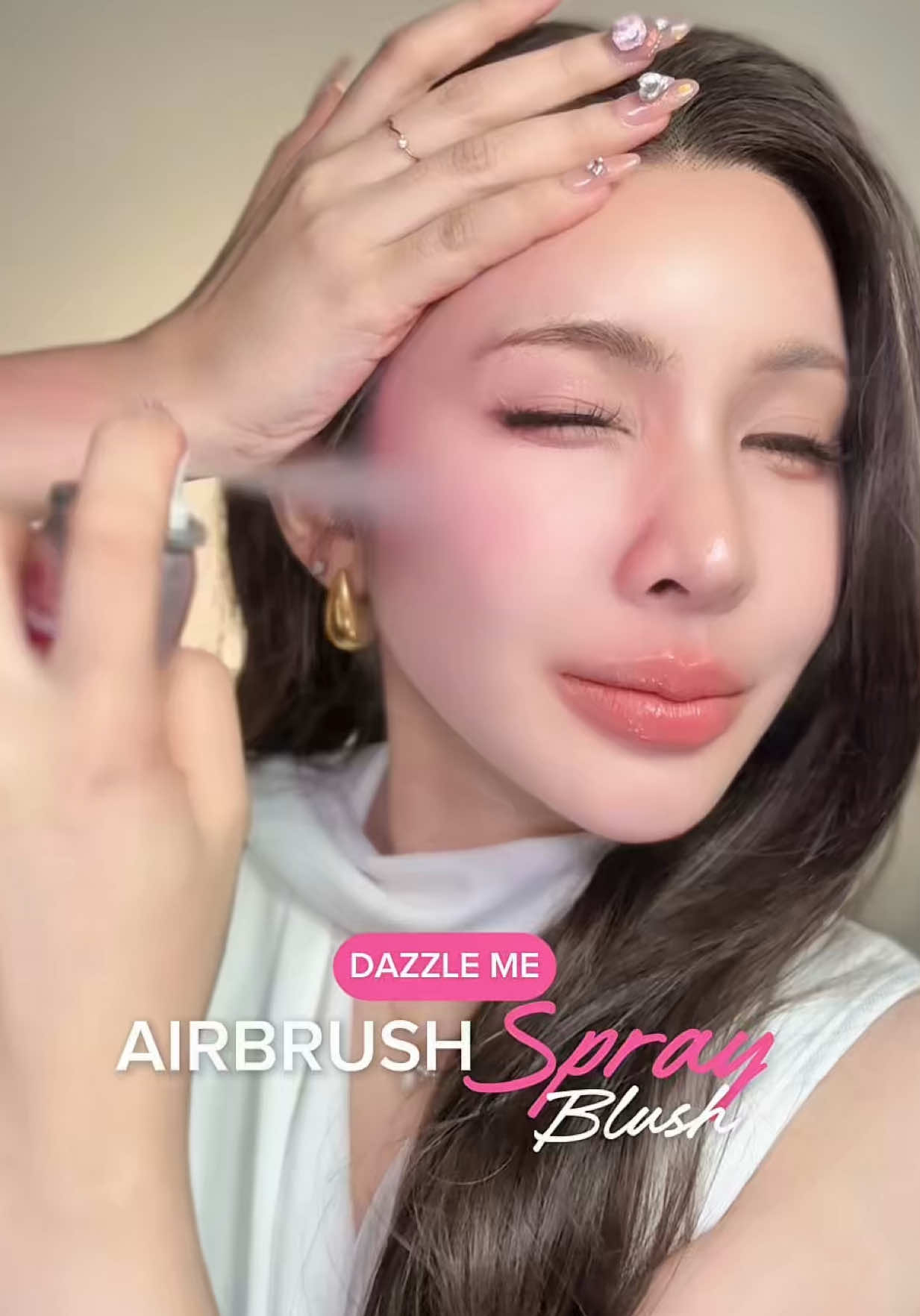 อะไรใหม่ๆอีกแล้วคุณน้า บรัชสเปรย์ คือเริสเกิน ✨😱 #dazzleme #บรัชสเปรย์ #บรัชออน #รีวิวบิวตี้ #ป้ายยาtiktok 