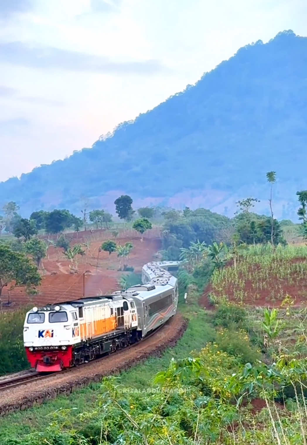 Luak liuk Argo Wilis di Pegunungan #kai #keretaapiindonesia #train #fyp #argowilis  @Adit Salfani @sys. 