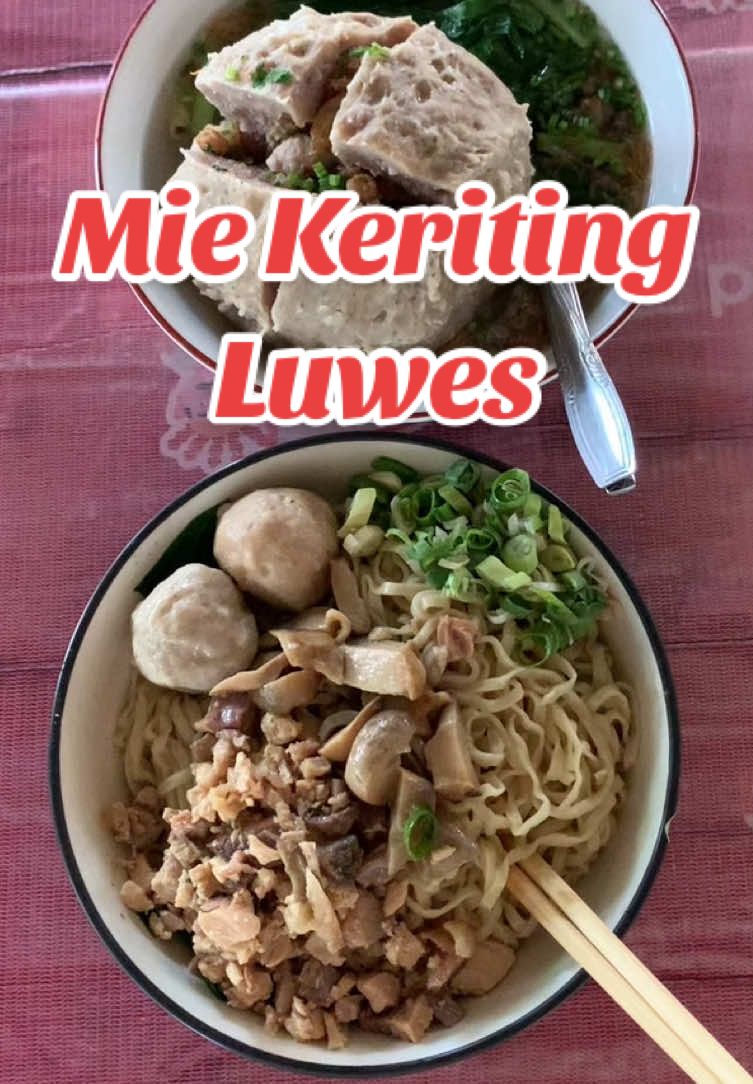 Udah pernah nyobain mie keriting luwes? Enak weeyy ternyata. Yang di luar Jakarta, dateng aja lah🤣 #Fyp #RedTravelers #BukaSemuaPintu