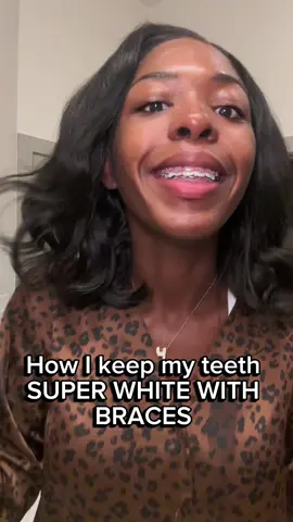 I use this toothpaste just about everyday ♥️ #whiteningtoothpaste #whiteteeth #braces #bracestips #bracestok 