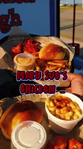 Went to @Mary Sue’s Hot Chicken & Dough to see what the hype was about 😮‍💨 I’m going back just for the dough babies 🙂‍↕️ #nashvillehotchicken #foodreview #foodcritic #friedchicken #dfwfoodie 