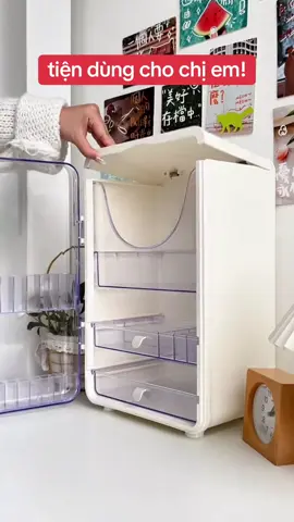 Tủ Mỹ Phẩm . Tủ Trang Điểm Nhựa PP Trong Suốt 3 Tầng Chắc Chắn, Chống Bụi Có Sức Chứa Lớn Sang Trọng. #tudungmypham #tutrangdiem #tiendung #sangtrong #xuhuong 