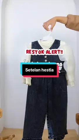 OOTD ANAK pake setelan jeans? Ga pake mahal ga pake ribet ambil set jeans hestia ✨🔥  #SetelanAnak #setelanjeansanak #OOTDAnak 