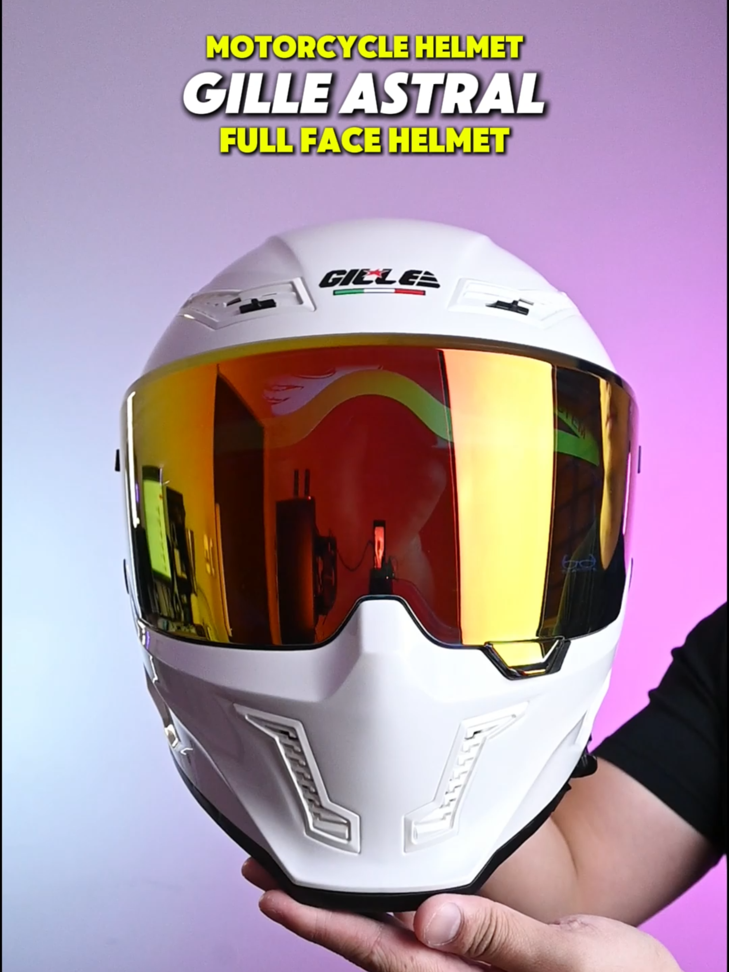 Motorcycle Full Face Helmet Gille Astral #helmet #motorcyclehelmet