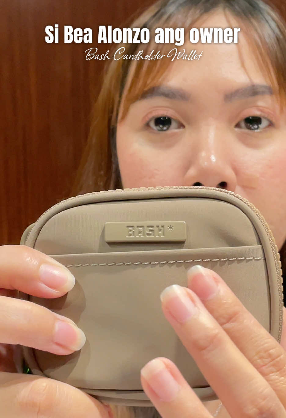 Kaya naman pala ang ganda ng quality ng bash wallet kasi si Bea Alonzo ang founder and co- owner ng bash manila❤️. #wallet #bashwallet #bashmanila #organizewallet #cardholder 