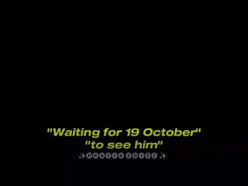 Waiting for 19 October to see him🥹🥹#viratkohli #Repost #viral🖤 