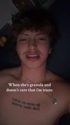 a need #fyp #transman #granola