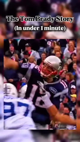 The Tom Brady story in under 1 minute #tombrady #goat #tb12 #nfl #nflplayers 