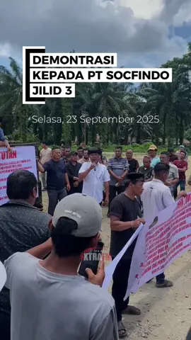 Gelombang massa turun ke jalan, menuntut PT Socfindo. #ptsocfindo #xtrafm #radio 