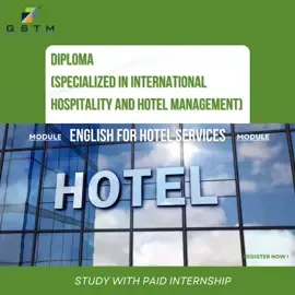 🇸🇬🏢ဒီနေ့မှာတော့ GSTM College မှာ တက်ရောက်နိုင်တဲ့ Diploma (Specialized in International Hospitality and Hotel Management) ဘာသာရပ်မှ Module တစ်ခုဖြစ်တဲ့ English for Hotel Services မှာ ဘာတွေ သင်ရတယ် ဆိုတာကို ပြောပြပေးမှာ ဖြစ်ပါတယ် ။ 🏢🇸🇬 