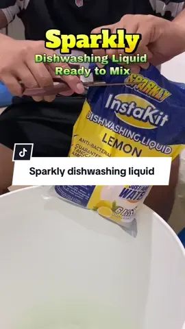 Sparkly Instakit Dishwashing Liquid Ready to Mix. Disclaimer: Prices are different according to the liters of dishwashing liquid set you chose. #dishwashingliquid #dishwashingliquidreadymixed #sparklyinstakitdiydishwashing #businessidea #smallbusinesstiktok 