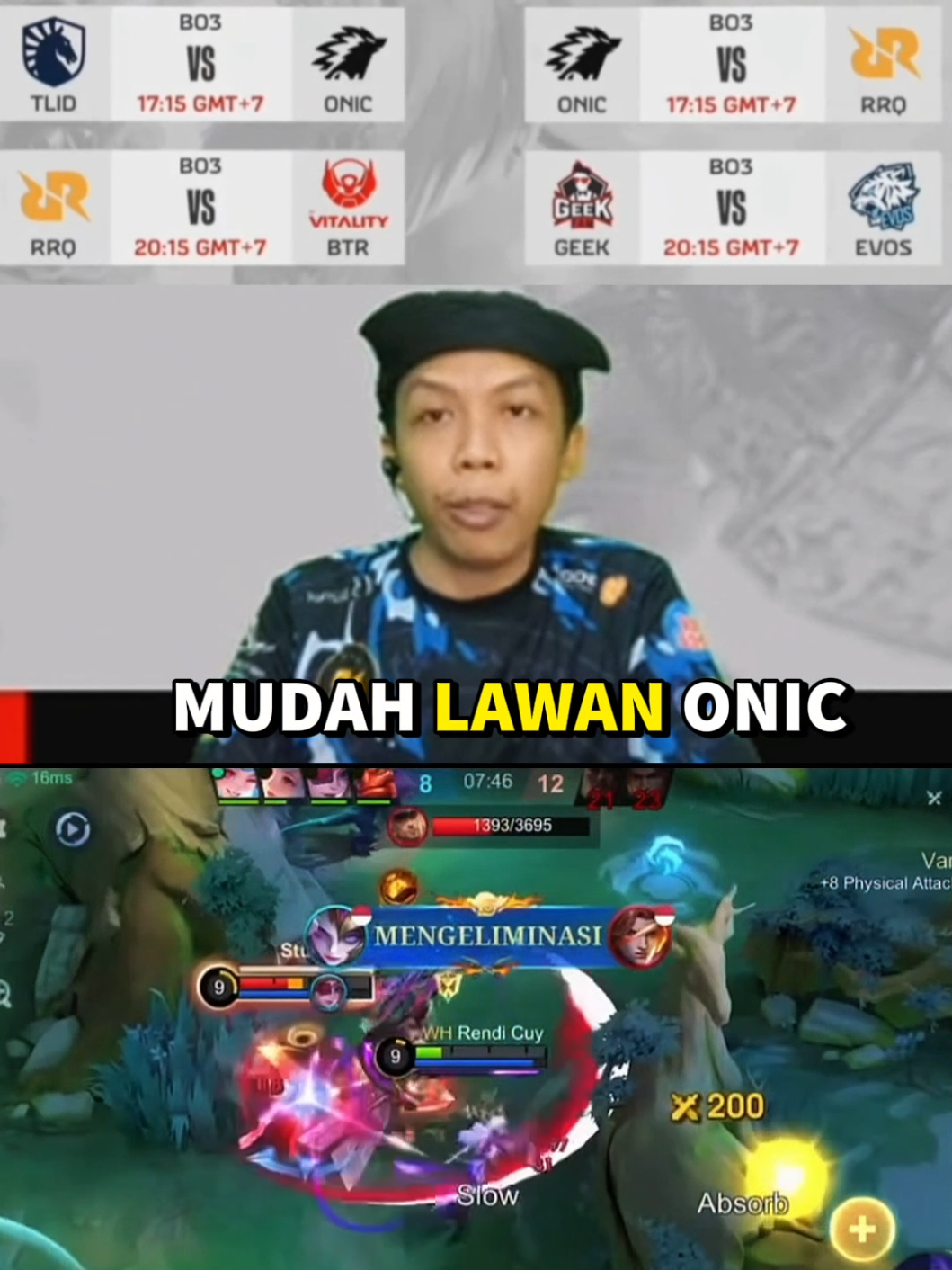 jadwal mpl s 16,rrq siap melumat habis onic #MLBBNEXT2025 #NEXTJagoanMabar#onic#rrq#kpl 