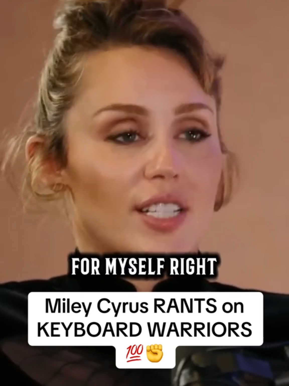 Miley Cyrus Rants About Keyboard Warriors #mileycrus #foryoupage❤️❤️ #fypシ゚ #podcastclips