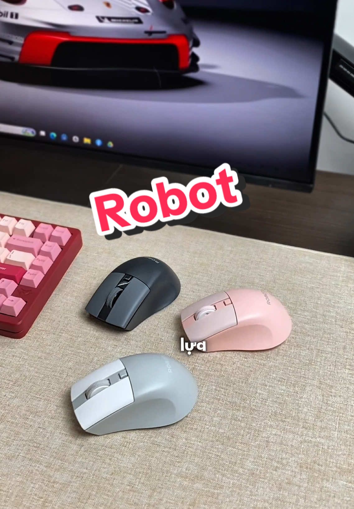 Chuột máy tính không dây 2 mode kết nối #chuotkhongday #chuotmaytinh #chuotbluetooth 