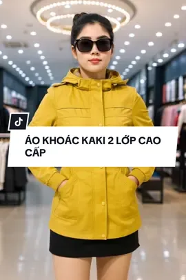 ÁO KHOÁC KAKI 2 LỚP CAO CẤP  #thoitrang #viral #xuhuongtiktok #xuhuong #aokhoackakinu 