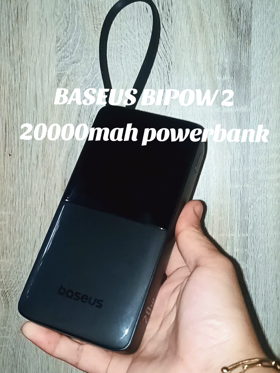 ⚡🔋 No more lowbat moments! Stay powered up all day with Baseus Lipow Powerbank 20000mAh 💼📱 Slim. Stylish. Supercharged. ✨ #Baseus #LipowPowerbank #20000mAh #ChargeAnywhere #NoMoreLowbat 