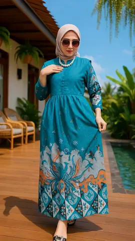 Gamis Batik Wanita Modern Premium Terbaru 2025 Muslim Dress Wanita #gamisbatikmodern #gamisbatikkekinian #gamisbatikcantik #outfitinspiration #fyp 