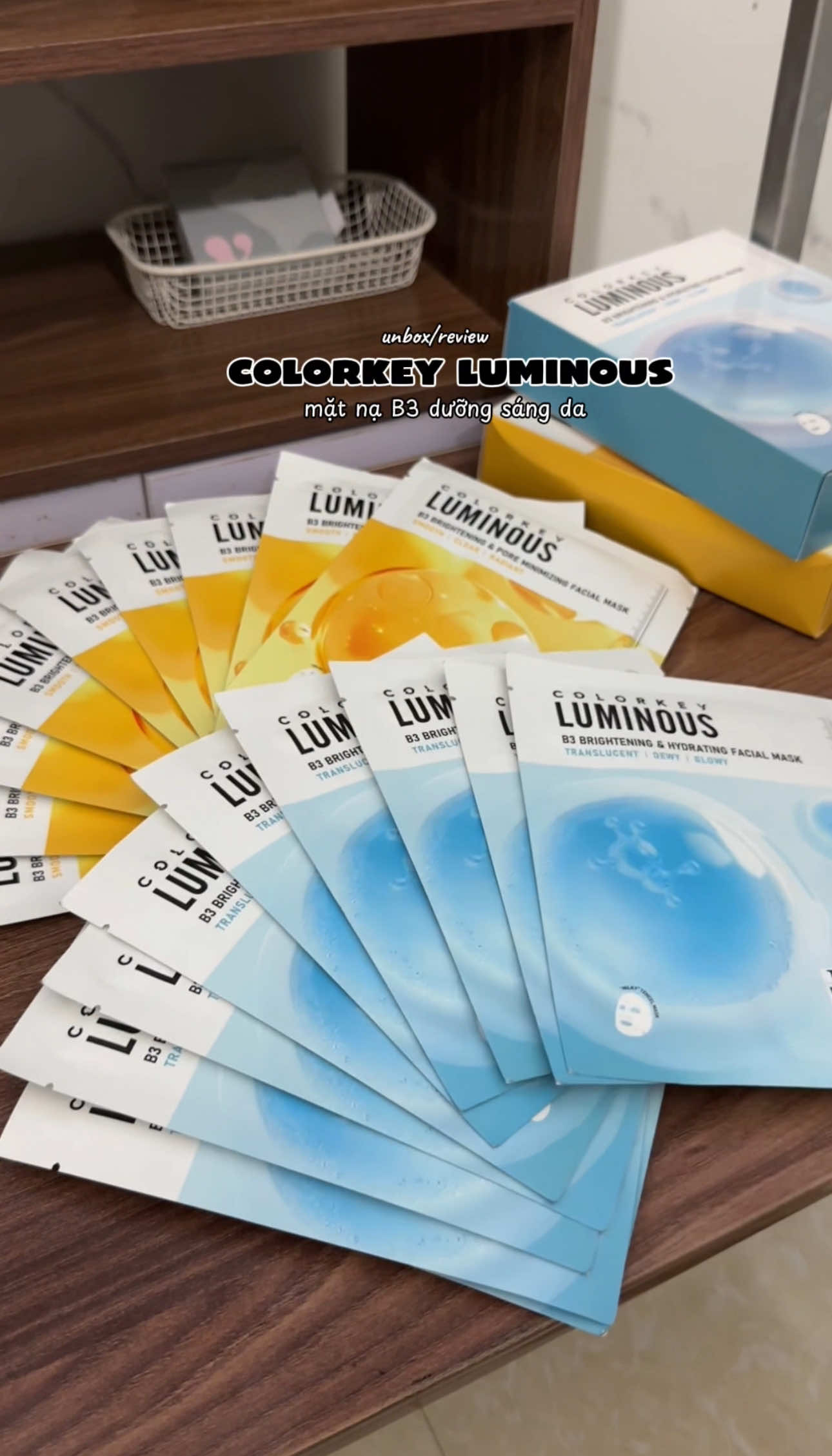 Chăm chỉ đắp mặt nạ mỗi ngày để dưỡng sáng mờ thâm da 🍃 🍃 #colorkeyluminous #matnab3 #coloryourway #KeyYourDay #colorkeysuperbrandday 