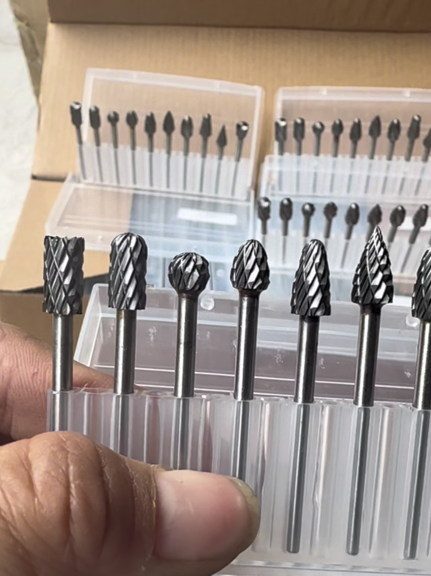 10pcs 6x3mm Tungsten Carbide Burr 