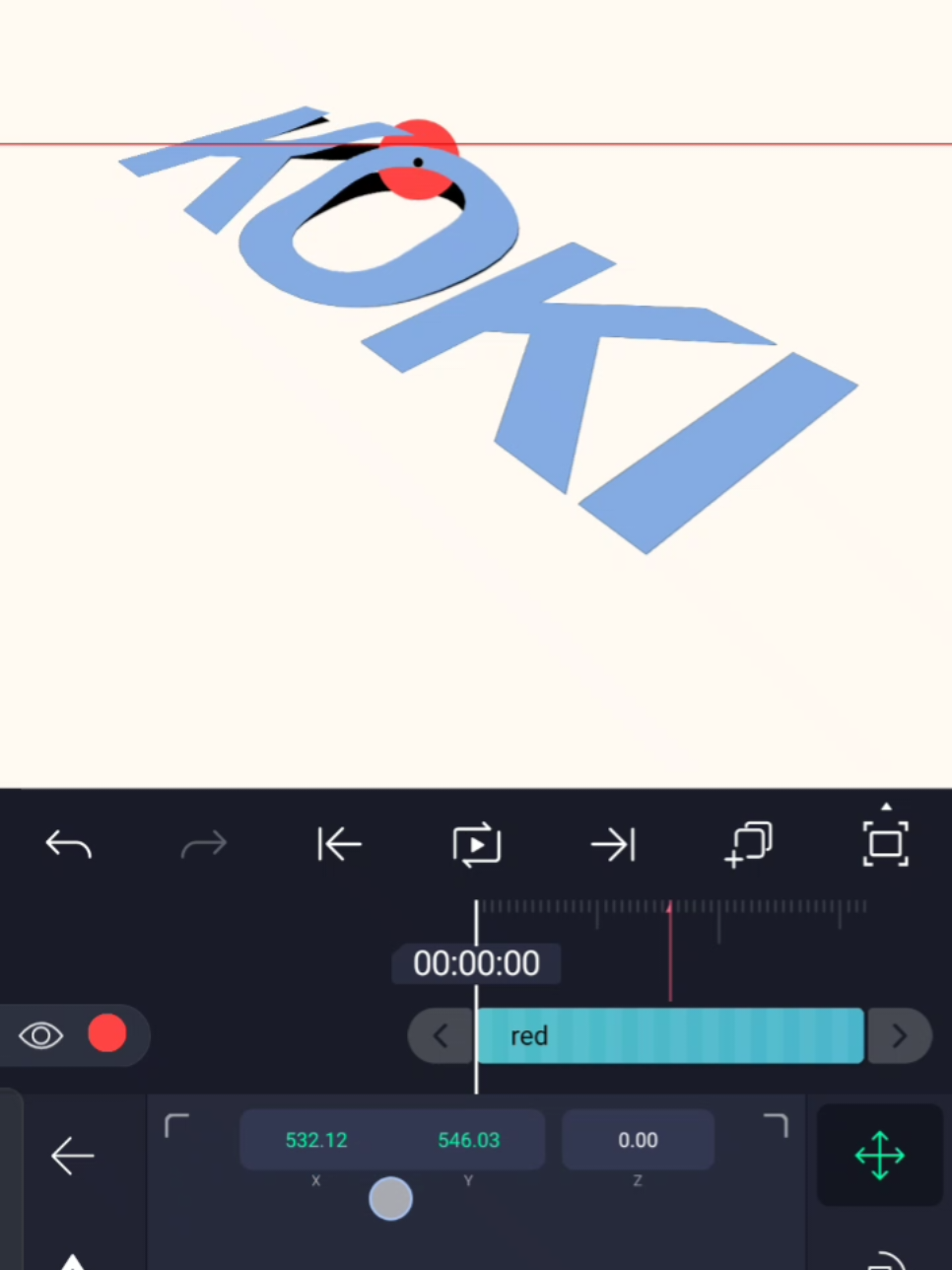 Text Peel Effect In Alight Motion Alight Motion #aligntmotion #textanimation #alightmotiontutorial #motiongraphics #alightmotion_edit 