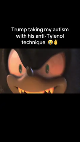 Yeah I did not have an audio for ts 😭 #sonic #sonicthehedgehog #autism #trump 