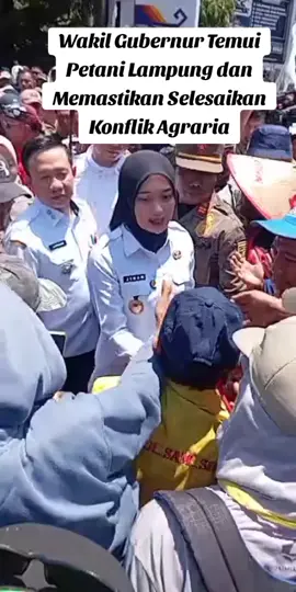 Wakil Gubernur Pastikan akan menyelesaikan konflik agraria.  . . . #petani #lampung #tiktoklive #livehighlights 