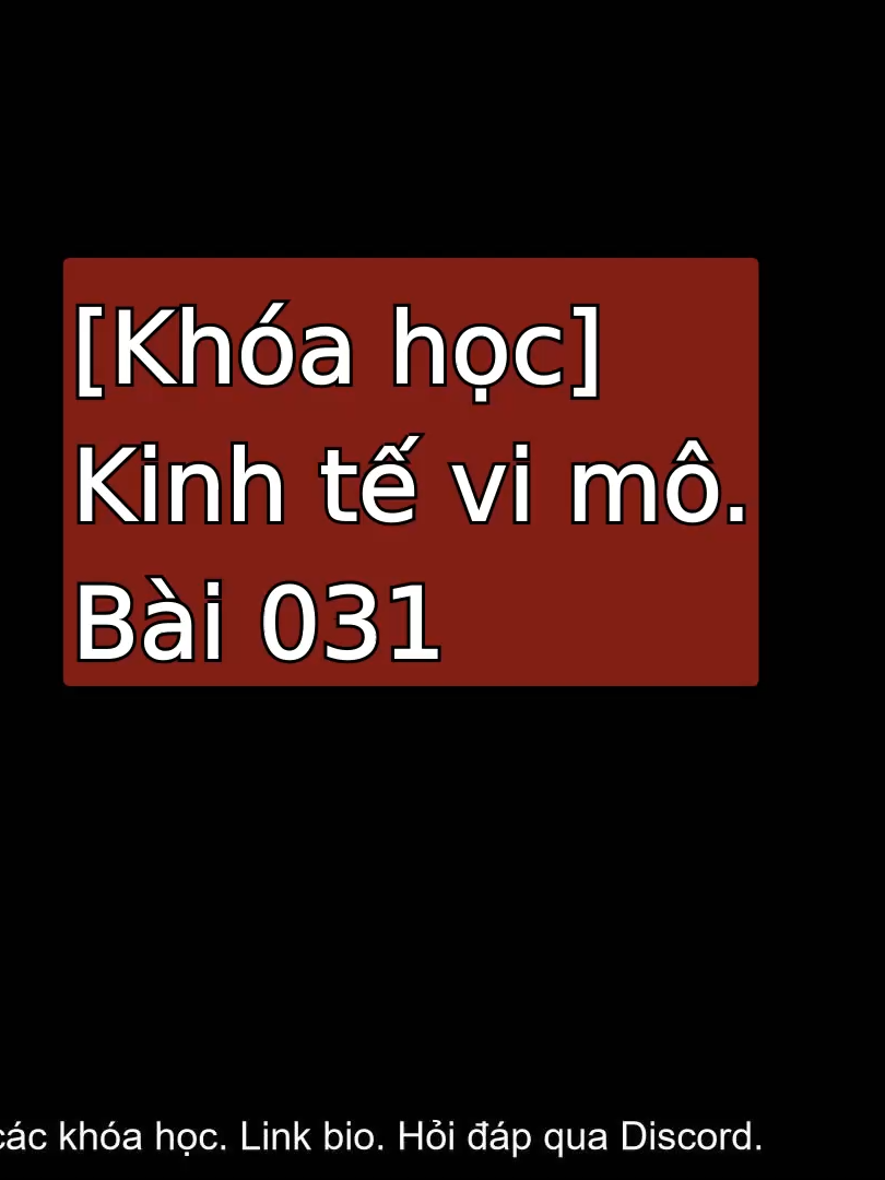 Bài 31-33 Khoá học kinh tế vi mô. Nội dung bài học: * Cân bằng thị trường * Thay đổi cân bằng thị trường * Thay đổi giá và lượng khi cung cầu thay đổi. #LearnOnTikTok #chapwave #kinhtehoc #kinhtevimo