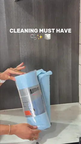 ASMR cleaning MUST have 🧹🧼 Microfibre tear away rolls #asmr #musthave #CleanTok #cleaning #satisfyingvideo 