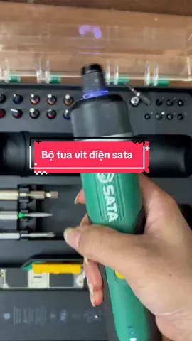 Bộ tua vít điện SATA 32 chi tiết dụng cụ sửa chữa đa chức năng , pin sạc 3.7V, xoắn 3 tốc độ, có đèn LED. Có thể sửa chưa máy tính/PC/ipad/điện thoại di động/ kính/ các vật dụng trong nhà ..... #tuavitdien #tuavit #DIY #tools #xuhuong   