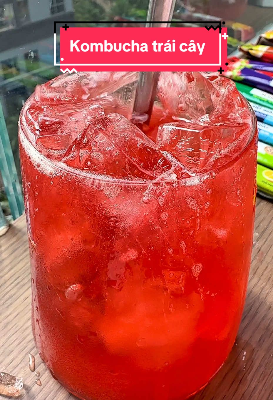Uống 1 ly Kombucha trái cây vừa thơm ngon mát lạnh @Huyền Châu Công Chúa vừa ít Calo tỉnh táo cả người ạ #kombucha #typ #monngonmoingay #huyenchaucongchua 