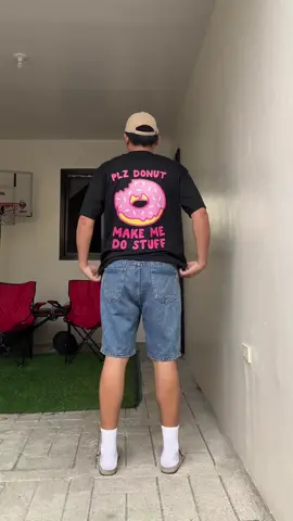 Get your donut now 😅 #graphicshirt #oversizeshirt #fyp #Tshirt 
