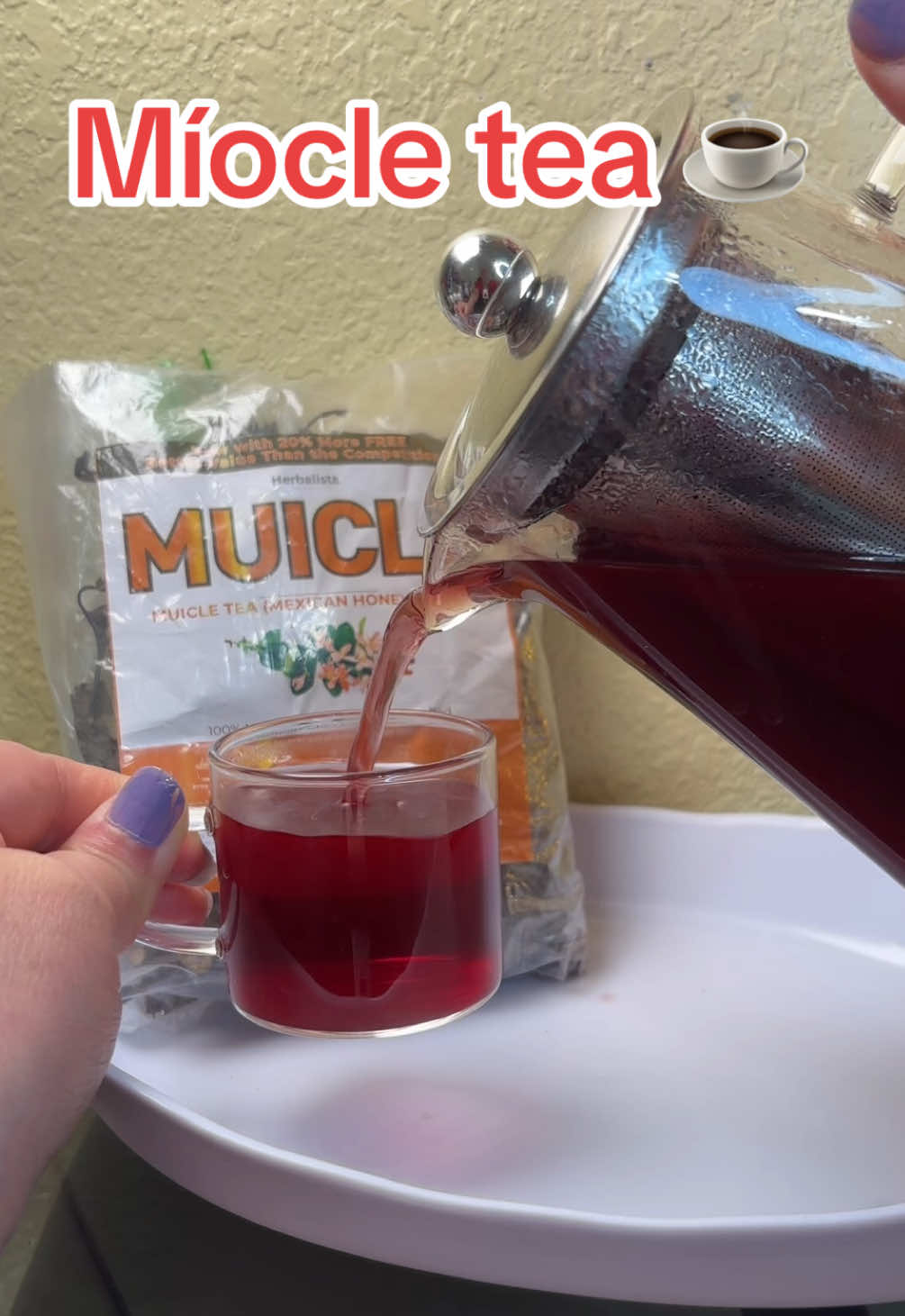 VIRAL Muicle Té (Mexican honey #muicle #tea #herbalist #herbalistsoftiktok #muicletea 