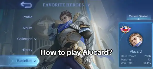 How to play Alucard🥀🥀#howtoplayalucard #fypage #mobilelegends #MLBBOBSIDIA 
