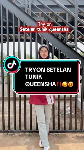 Tryon setelan tunik queensha, setelan tunik dengan bahan tc spandek paragon premium, harga terjangkau yuk buruan co😍🥰##paydaysale##paydaysale##bajuolahraga##setelanolahragawanita##bajuolahragawanita